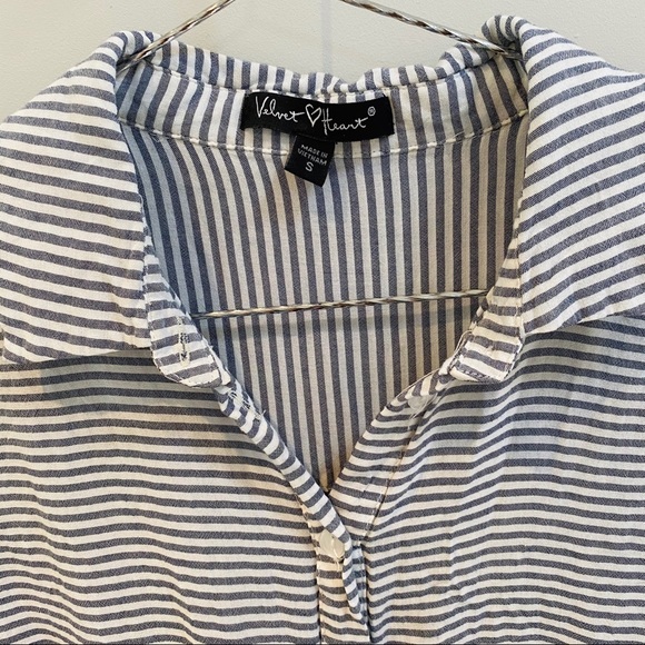 Velvet Heart Painters Blouse Size Small - Picture 4 of 7